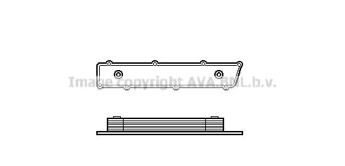 AVA QUALITY COOLING Eļļas radiators, Motoreļļa OL3195